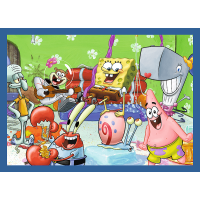 TREFL Puzzle SpongeBobův život 4v1 (35,48,54,70 dílků)