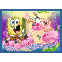 TREFL Puzzle SpongeBobův život 4v1 (35,48,54,70 dílků)