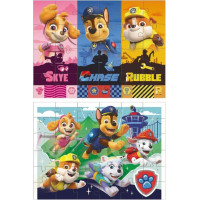 DODO Puzzle Tlapková patrola: Skvělá štěňata 2v1 (24 a 36 dílků)