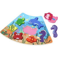 2Kids Toys Dřevěné puzzle Podvodní svět propojitelné