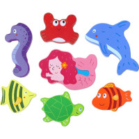 2Kids Toys Dřevěné puzzle Podvodní svět propojitelné