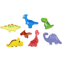 2Kids Toys Dřevěné puzzle Dinosauři propojitelné