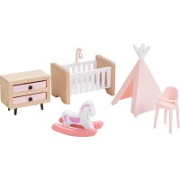 2Kids Toys Sada nábytku s rodinou 5 v 1