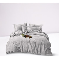 Ložní povlečení z mikrovlákna JERSEY STYLE - 160x200 cm - šedé