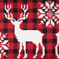 Ložní povlečení z mikrovlákna SCANDI CHRISTMAS - 160x200 cm - červené