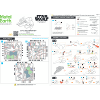 METAL EARTH 3D puzzle ETA-2 Jedi Starfighter