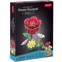 CUBICFUN 3D puzzle Kytice růže 120 dílků