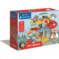 CLEMENTONI BABY Autogaráž Tumbling Cars: Hasičská stanice