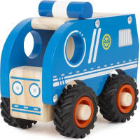 SMALL FOOT Dřevěné autíčko Policie