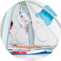 CHIPOLINO Hrací deka se světly a zvuky Jungle