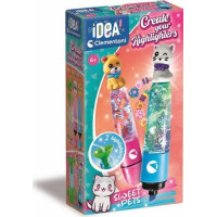 CLEMENTONI IDEA Kreativní sada pro výrobu zvýrazňovačů Sweet Pets