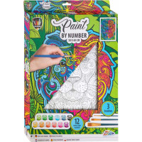 GRAFIX Malování podle čísel: Lev, plátno na rámu 30x40cm