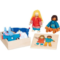 GOKI Panenky Fynja & Fabio s oblečením