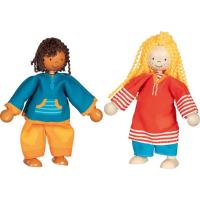 GOKI Panenky Fynja & Fabio s oblečením