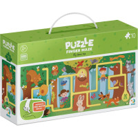 DODO Puzzle Labyrint: Cesta lesem 10 dílků
