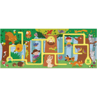 DODO Puzzle Labyrint: Cesta lesem 10 dílků