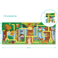 DODO Puzzle Labyrint: Cesta lesem 10 dílků