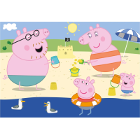 DINO Puzzle Peppa Pig: Na dovolené 2x48 dílků