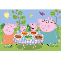 DINO Puzzle Peppa Pig: Na dovolené 2x48 dílků