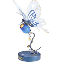 ROBOTIME Rokr 3D puzzle Motýl modrý 79 dílků