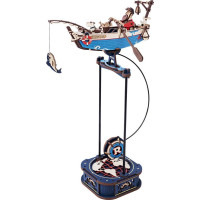 ROBOTIME Rokr 3D dřevěné puzzle Rybářská loď s kyvadlem 161 dílků