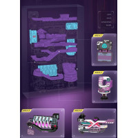 ROBOTIME Rokr 3D puzzle s dráhou: Město budoucnosti 140 dílků