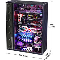 ROBOTIME Rokr 3D puzzle s dráhou: Město budoucnosti 140 dílků