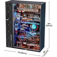 ROBOTIME Rokr 3D puzzle s dráhou: Poslední město 130 dílků