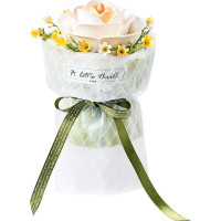 ROBOTIME Rokr Floral Art: 3D puzzle Bílá kamélie 63 dílků