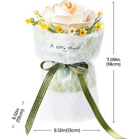 ROBOTIME Rokr Floral Art: 3D puzzle Bílá kamélie 63 dílků