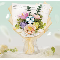 ROBOTIME Rokr Floral Art: 3D puzzle Jarní květina 165 dílků