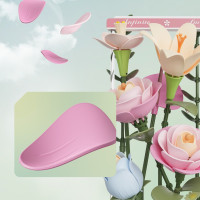 ROBOTIME Rokr Floral Art: 3D puzzle Květinový box s LED osvětlením 263 dílků