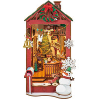 ROBOTIME Rolife DIY 3D Zarážka na knihy: Chaloupka 206 dílků