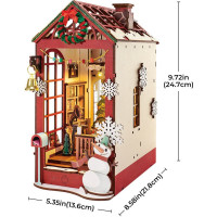 ROBOTIME Rolife DIY 3D Zarážka na knihy: Chaloupka 206 dílků