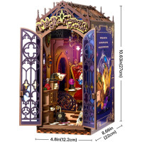 ROBOTIME Rolife DIY 3D Zarážka na knihy: Kouzelný koutek s LED osvětlením 185 dílků