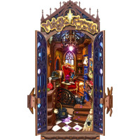 ROBOTIME Rolife DIY 3D Zarážka na knihy: Kouzelný koutek s LED osvětlením 185 dílků