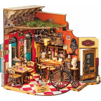 ROBOTIME Rolife DIY 3D dřevěné puzzle Bar s LED osvětlení