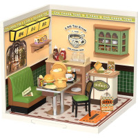 ROBOTIME Rolife DIY House: Hongkongská kavárna s LED osvětlením 114 dílků