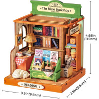 ROBOTIME Rolife DIY House: Knihkupectví Múza 68 dílků