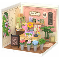 ROBOTIME Rolife DIY House: Květinářství s LED osvětlením 142 dílků