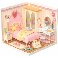 ROBOTIME Rolife DIY House: Ložnice s LED osvětlením 105 dílků