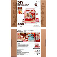 ROBOTIME Rolife DIY House: Mléčný bar s LED osvětlením 73 dílků