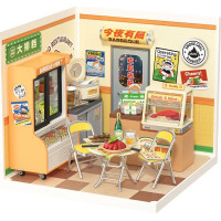 ROBOTIME Rolife DIY House: Restaurace Nonstop s LED osvětlením 120 dílků