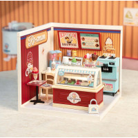 ROBOTIME Rolife DIY House: Zmrzlinárna s LED osvětlením 144 dílků