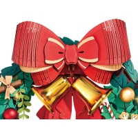 ROBOTIME Rolife Svítící 3D dřevěné puzzle Adventní věnec 252 dílků