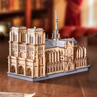 ROBOTIME Rowood 3D dřevěné puzzle Katedrála Notre-Dame 330 dílků