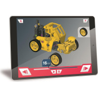 CLEMENTONI Science&Play Mechanická laboratoř Vysokozdvižný vozík