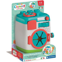 CLEMENTONI Soft Clemmy Vkládací senzorická pračka s kostkami