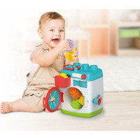 CLEMENTONI Soft Clemmy Vkládací senzorická pračka s kostkami