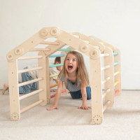 BusyKids Velká skládací lezecká sestava nelakovaná